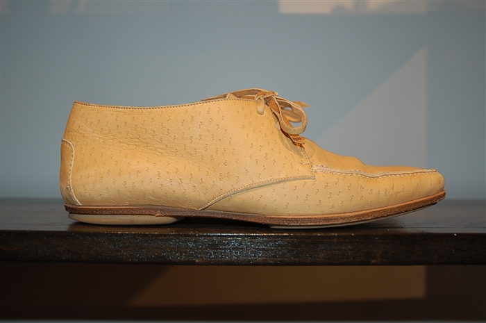 Tan Prada Desert Shoe, size 7.5