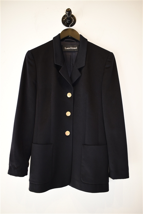Basic Black Louis Feraud Jacket, size 8