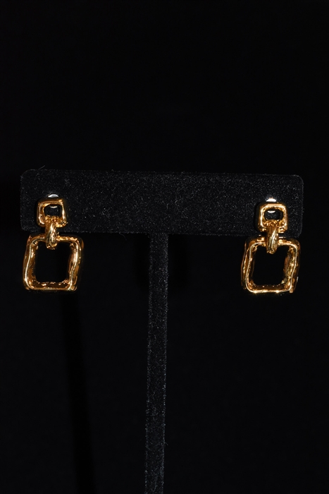 Gold Nina Ricci - Vintage Earrings, size O/S