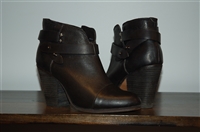 Black Leather Rag & Bone Ankle Boots, size 8