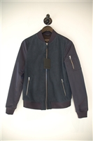 Navy Mackage Bomber Jacket, size S