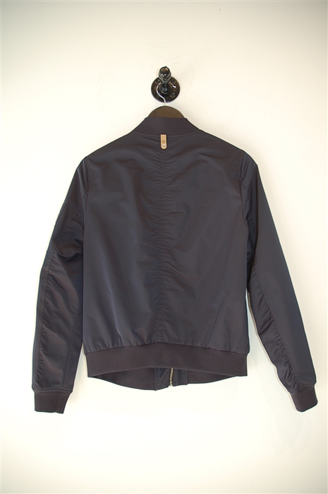 Navy Mackage Bomber Jacket, size S