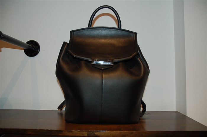Black Leather Alexander Wang Backpack, size M