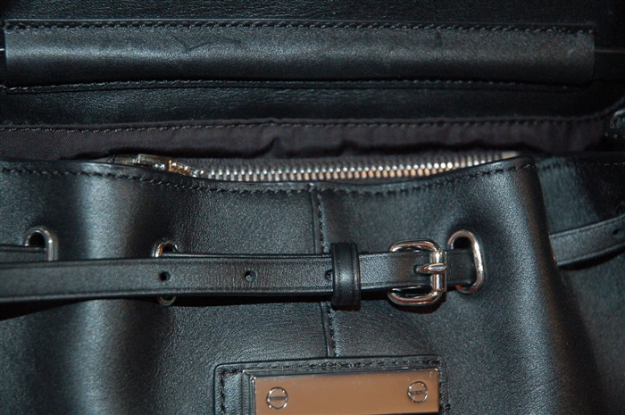 Black Leather Alexander Wang Backpack, size M