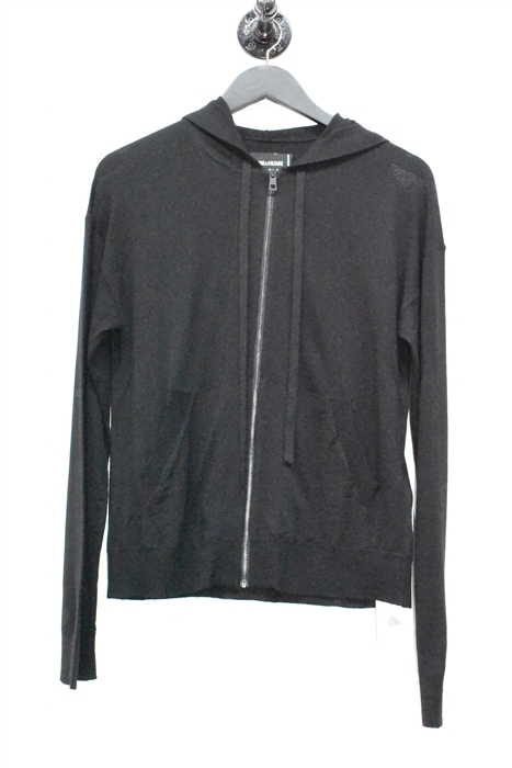 Black Zadig & Voltaire Zippered Hoodie, size S