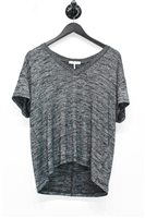 Gray Melange Rag & Bone Short-Sleeved Top, size M