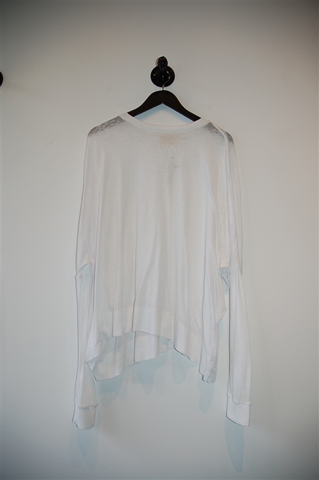 Bright White Alice + Olivia Pullover, size L
