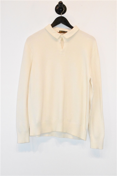 Cream Loro Piana Polo, size M