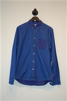 Blue Tones Acne Studios Button Shirt, size M