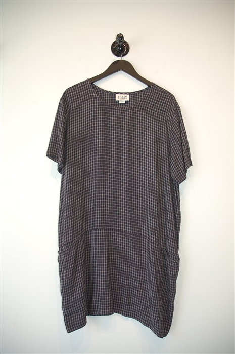 Black & White Eileen Fisher Tunic Dress, size M