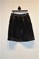 Sparkly Black Pink Tartan A-Line Skirt, size 10