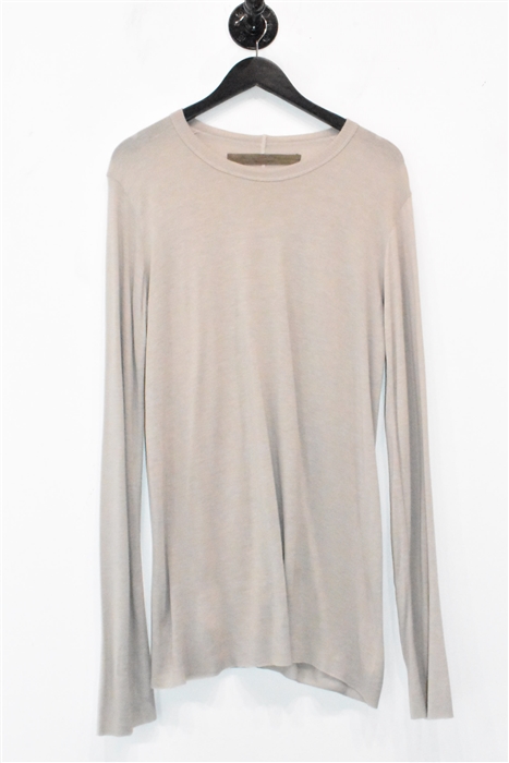 Taupe Rick Owens Pullover, size 6