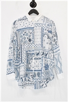 Patchwork Johnny Was Shirt, size S