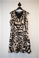 Animal Print Diane von Furstenberg Fit & Flare Dress, size M