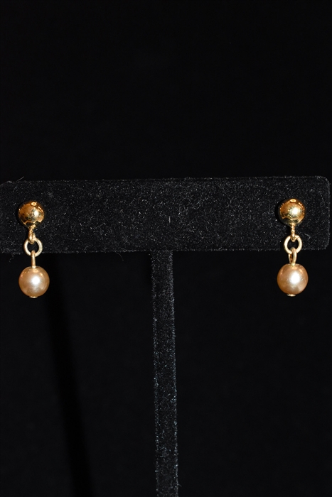 Gold Nina Ricci - Vintage Earrings, size O/S