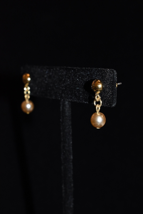 Gold Nina Ricci - Vintage Earrings, size O/S