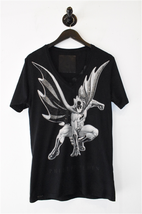 Black Philipp Plein T-Shirt, size L