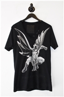 Black Philipp Plein T-Shirt, size L