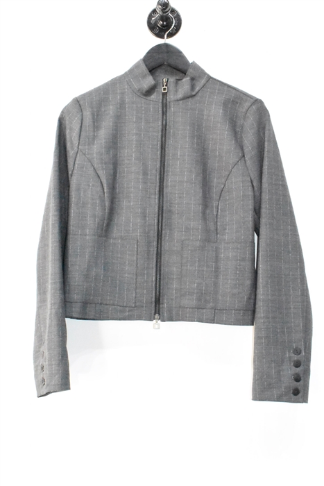 Gray Pinstripe Sarah Pacini Jacket, size S
