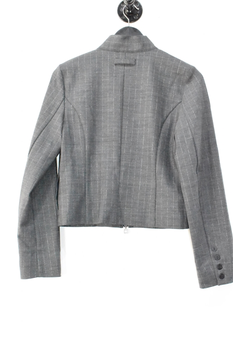 Gray Pinstripe Sarah Pacini Jacket, size S