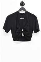 Basic Black Palm Angels Cropped Top, size S