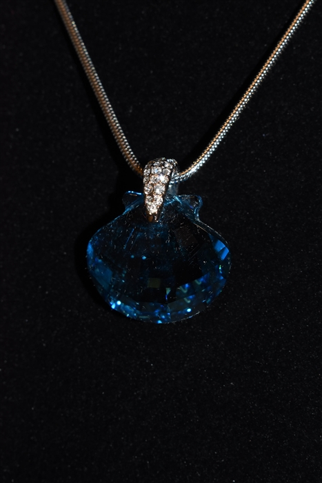 Silver Swarovski Necklace, size O/S