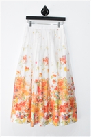 Floral Derek Lam - 10 Crosby A-Line Skirt, size 4