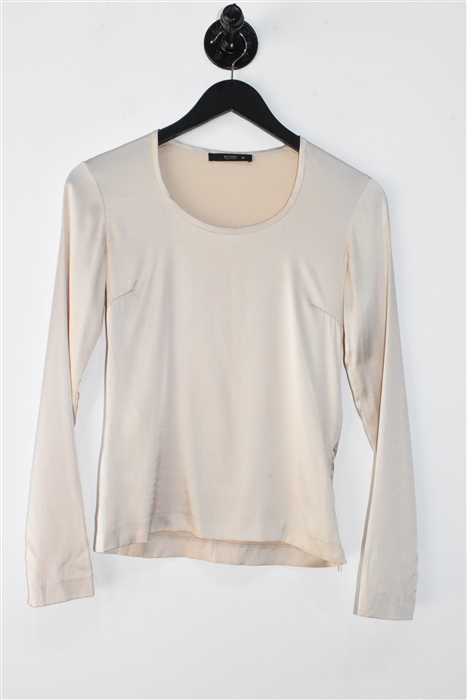 Satin Beige Etro Pullover, size 2
