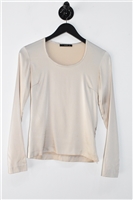 Satin Beige Etro Pullover, size 2