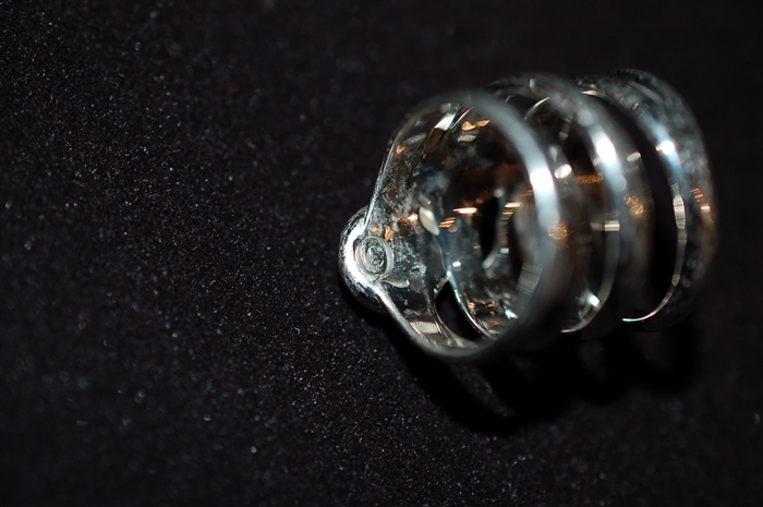 Silver Alexander McQueen Ring, size O/S