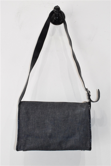Denim Blue Escada Shoulder Bag, size M