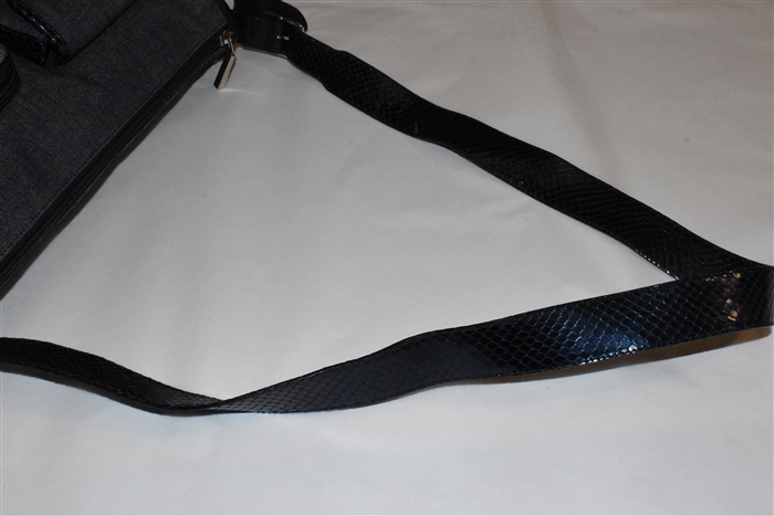 Denim Blue Escada Shoulder Bag, size M