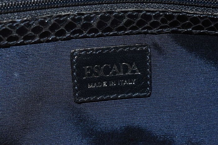 Denim Blue Escada Shoulder Bag, size M