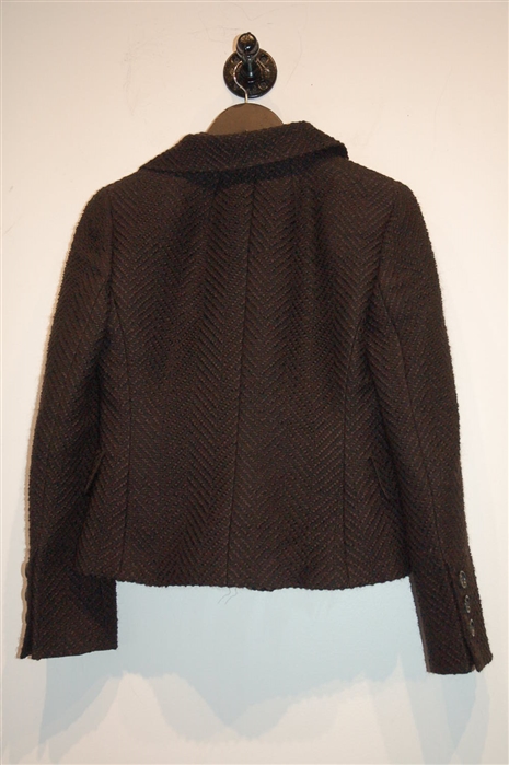 Espresso Akris Jacket, size 8