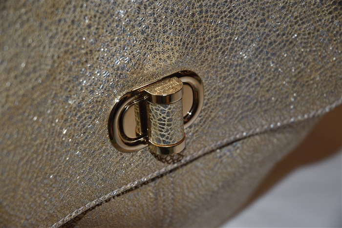 Gold Alexander McQueen Tote, size L