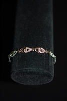 Rhodium Nina Ricci Bracelet, size O/S