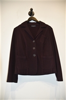 Dark Plum Piazza Sempione Jacket, size 10