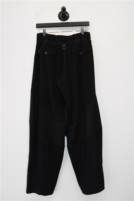 Basic Black High Trousers, size 8