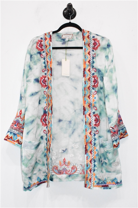 Tie-Dye Johnny Was Cardigan, size XS