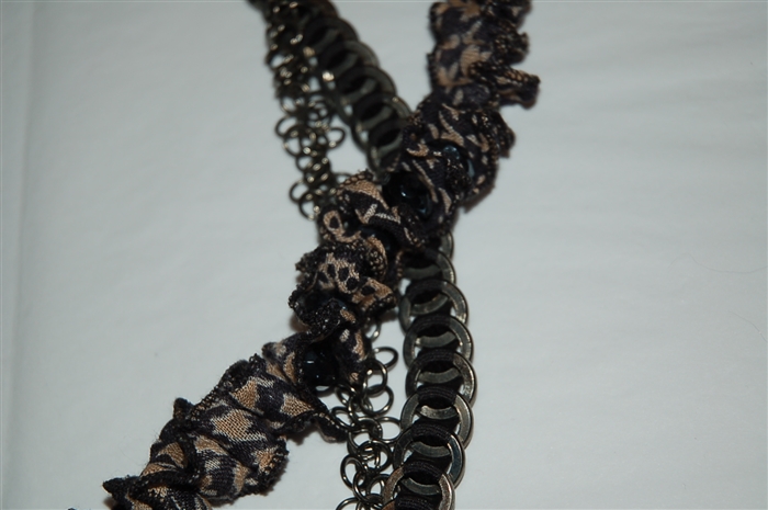 Dark Steel Seventy Necklace, size O/S