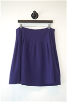 Royal Purple Pink Tartan A-Line Skirt, size 14