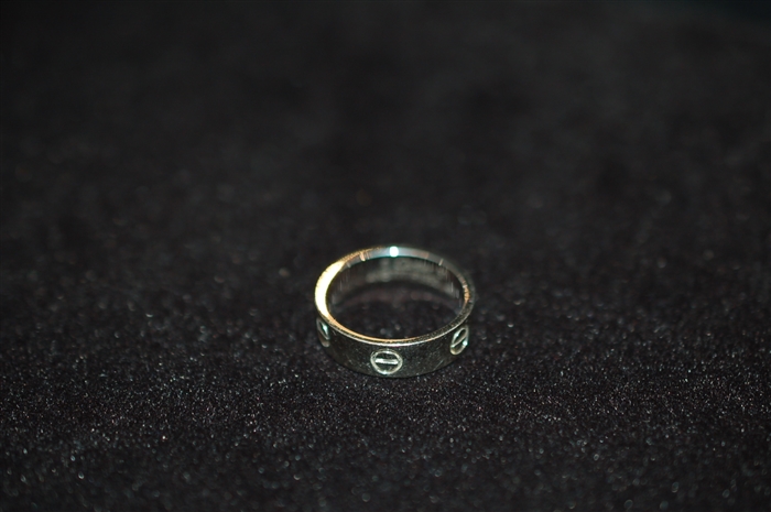 Platinum Cartier Ring, size O/S