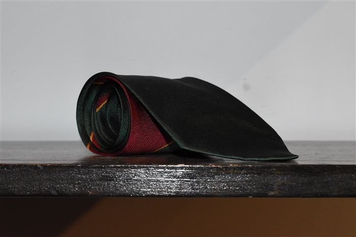 Green Stripe Moschino Tie, size O/S