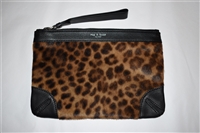 Animal Print Rag & Bone Clutch, size S