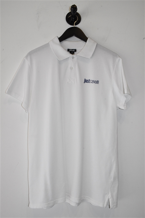 Cool White Just Cavalli Polo, size XL