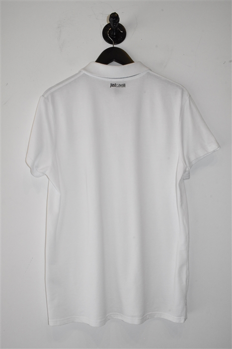 Cool White Just Cavalli Polo, size XL