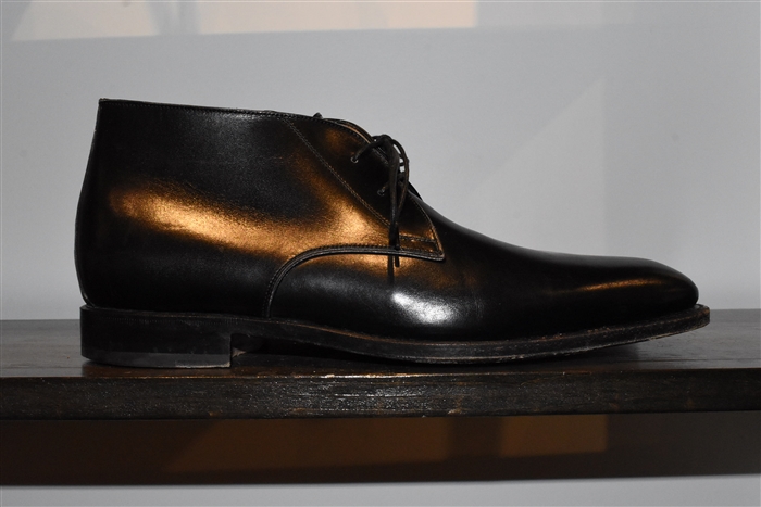 Black Leather Salvatore Ferragamo Desert Boot, size 9.5