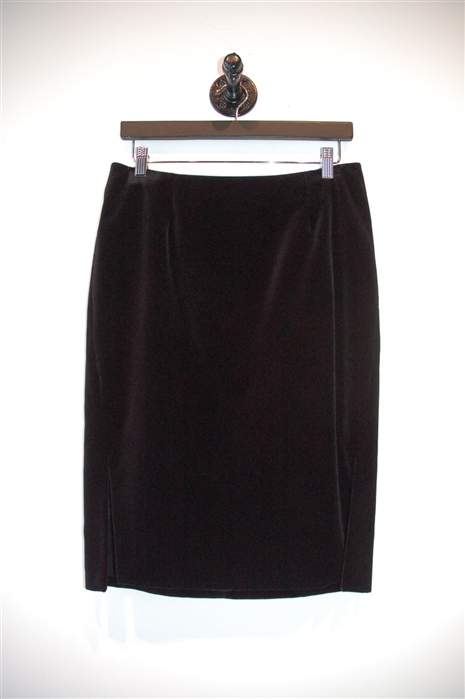 Black Velvet Tom Ford Pencil Skirt, size 6