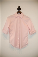 Pastel Pink Pink Tartan Short-Sleeved Top, size S