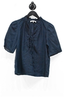 Navy Frame Short-Sleeved Top, size S